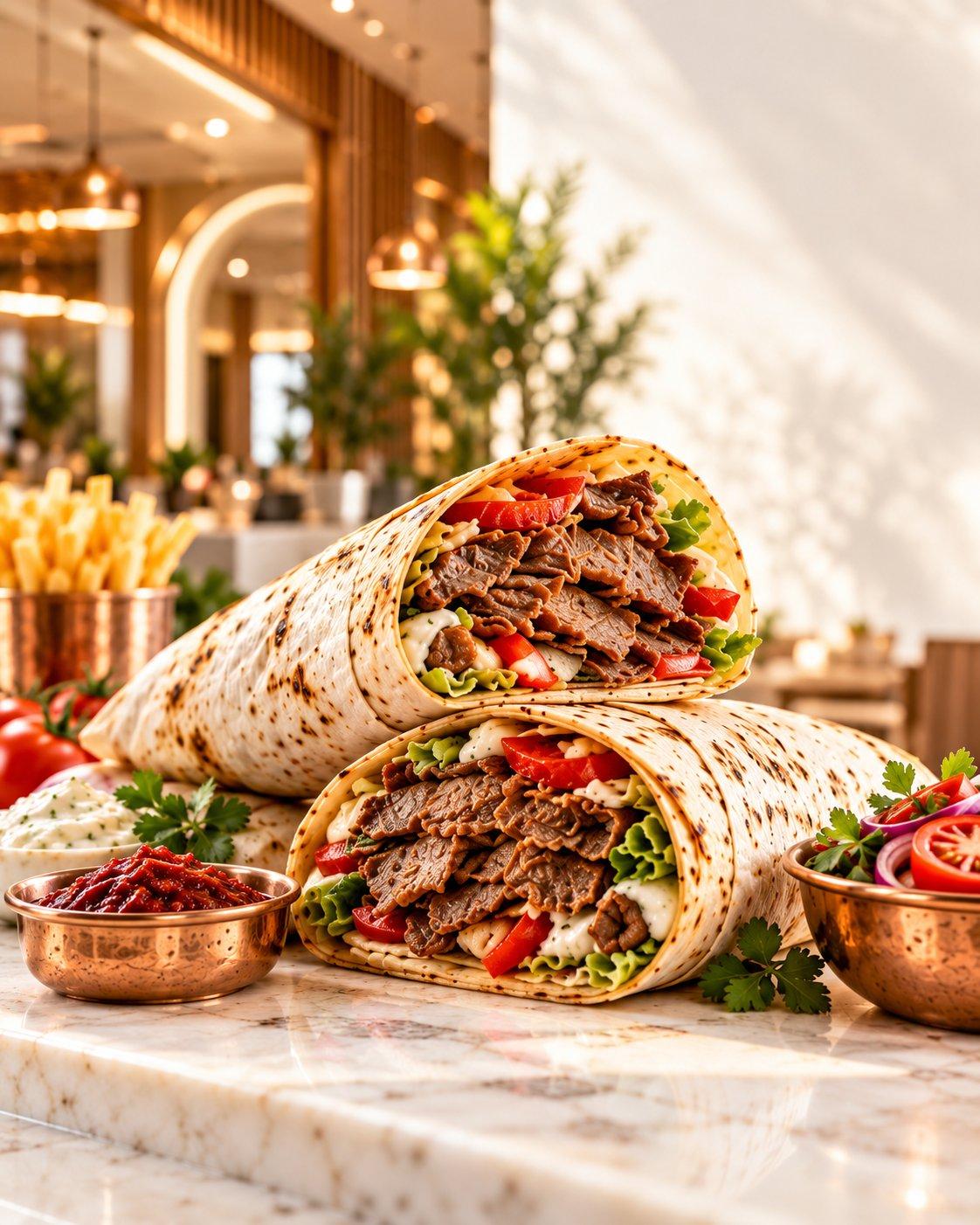 Ottomé dürüm ve restoran iç mekânı
